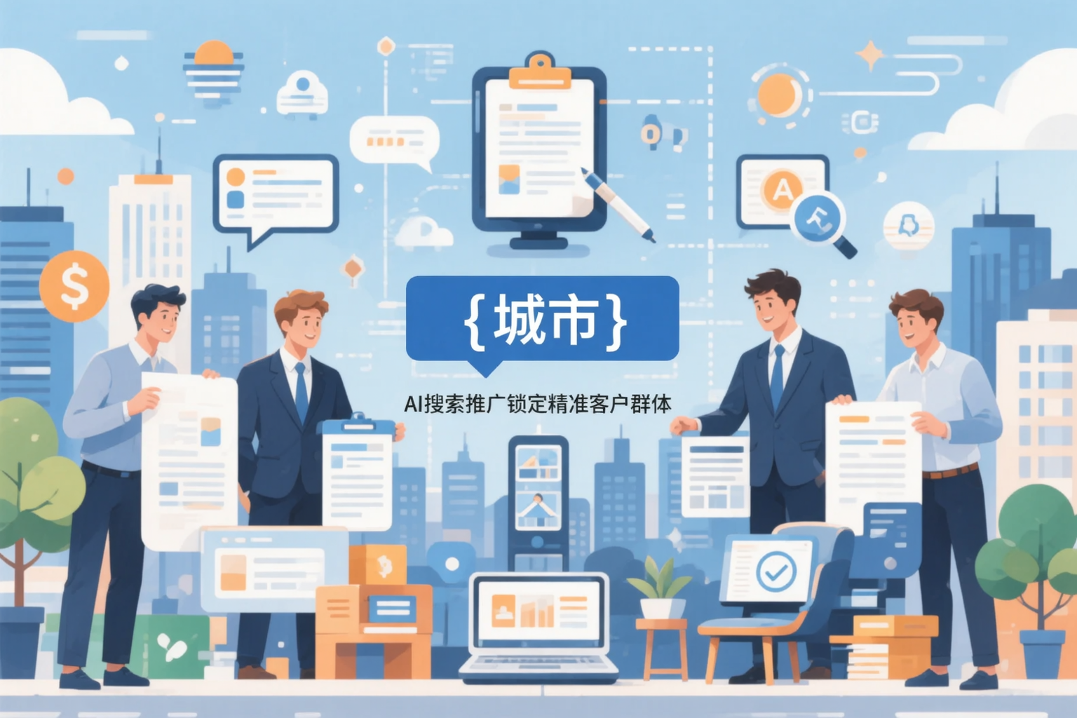 济源公司如何用AI搜索推广锁定精准客户群体