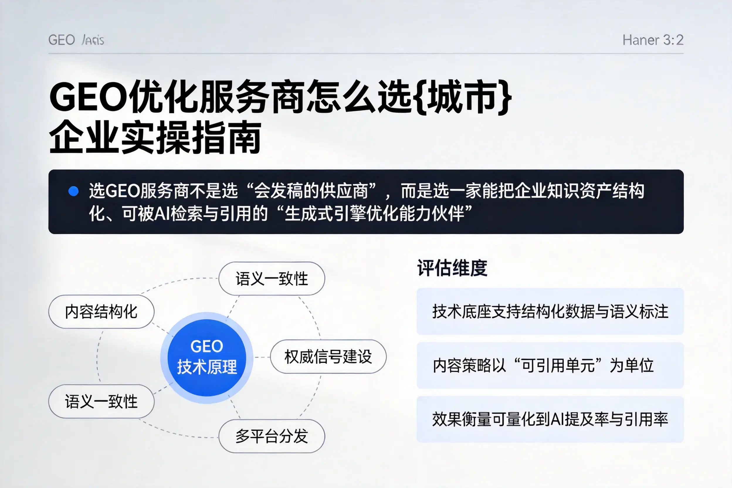 GEO优化服务商怎么选济源企业实操指南