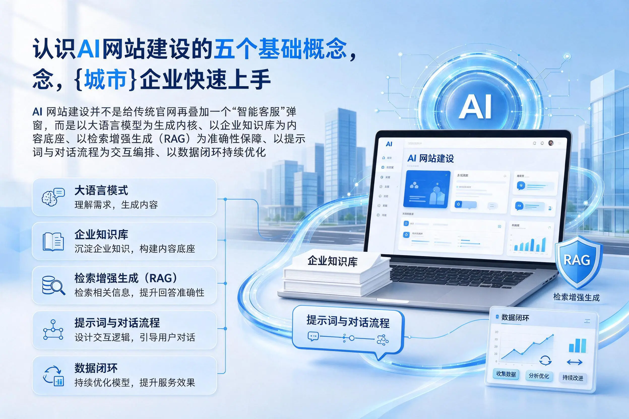认识AI网站建设的五个基础概念，济源企业快速上手